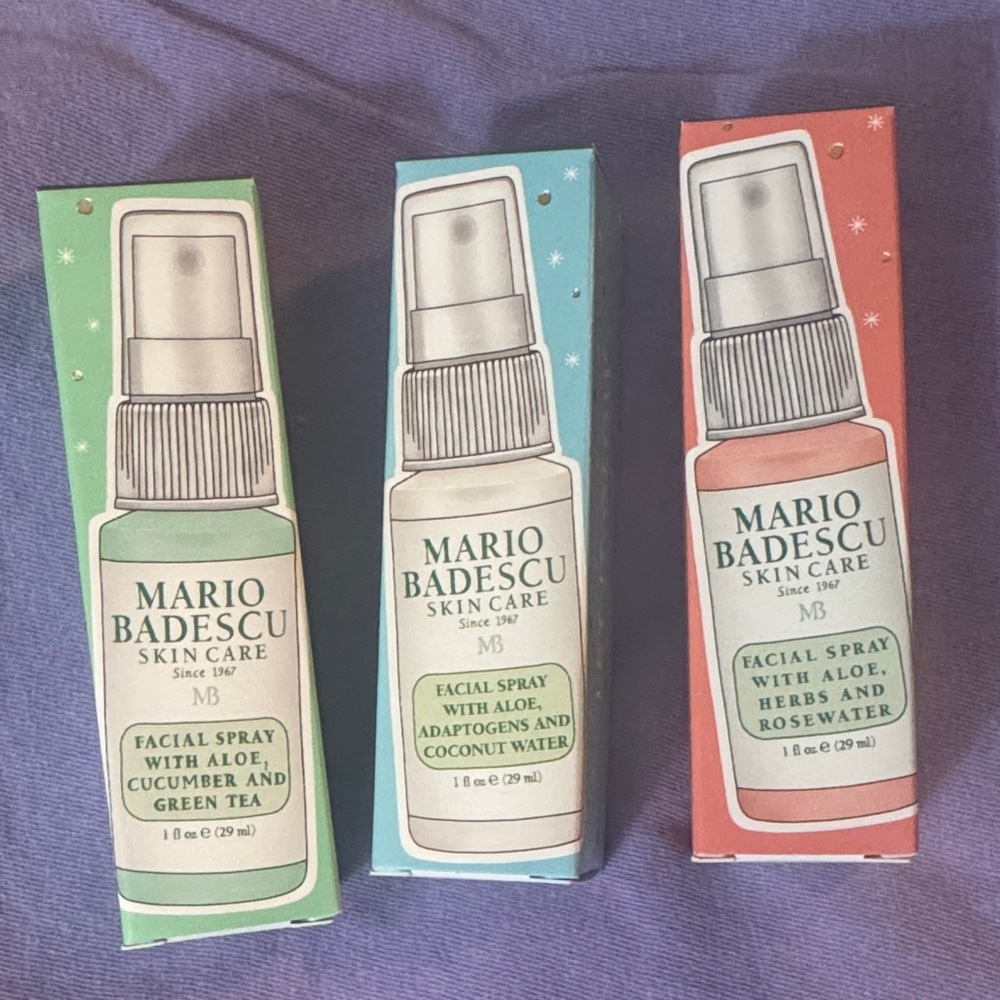 Mario Badescu Facial Spray Set - Green, Blue, Red
